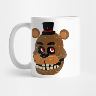 Freddy Fazbear Fierce Gaze - Vintage Cartoon Style Mug